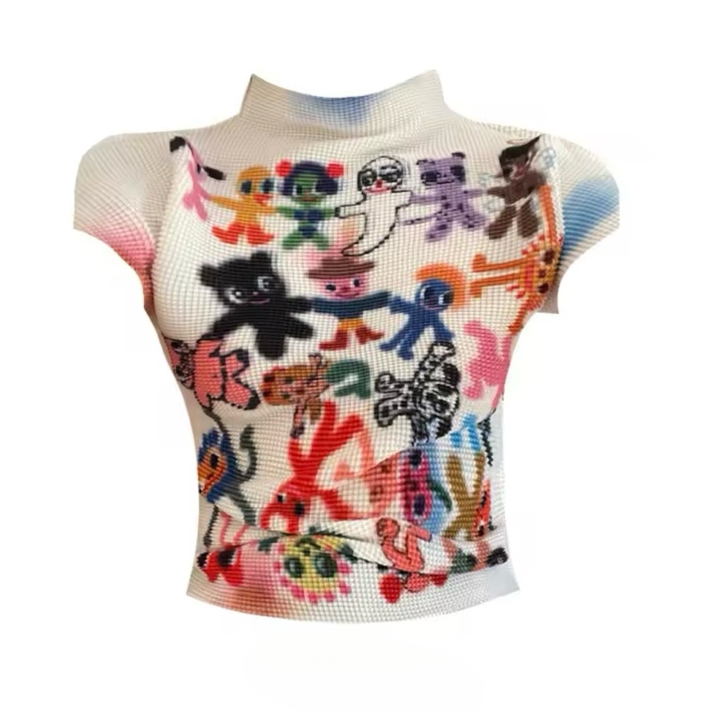 Harajuku Korean Graphic Top